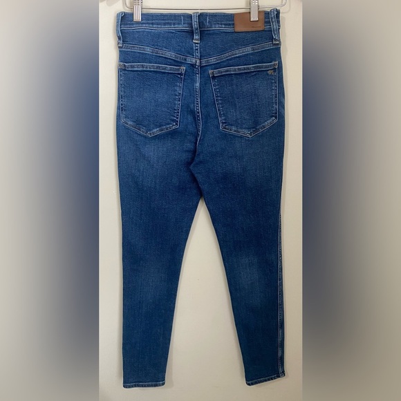 Madewell 10" High-Rise Skinny Jeans in Wendover Wash Tencel Denim Size 27 - Picture 3 of 10